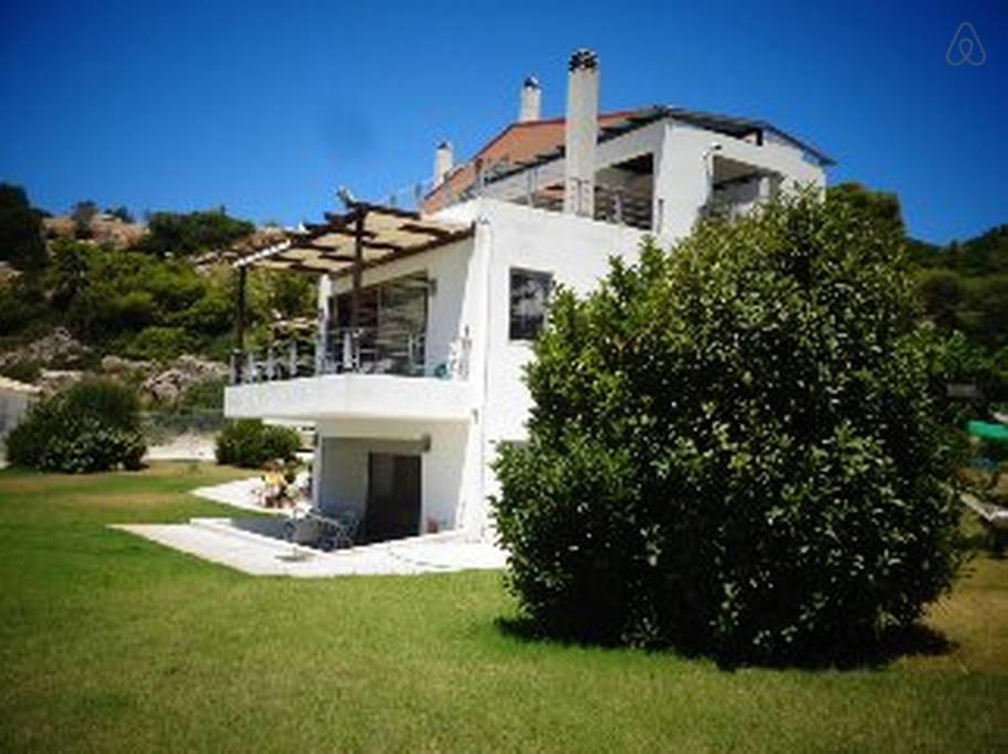 Marvelous House By The Sea Villa Vouliagmeni insjö Exteriör bild